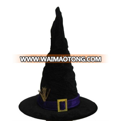 Wholesale Plush Party Halloween Spider Witch Hat factory MH-0757