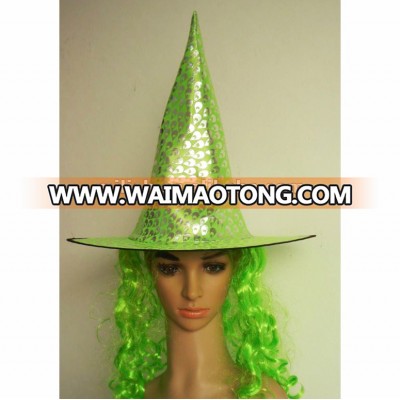 Wholesale Plush Party Halloween Spider Witch Hat factory MH-0763